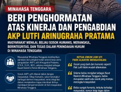 Minahasa Tenggara Beri Apresiasi atas Pengabdian AKP Lutfi Arinugraha Pratama