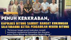 Kapolres Bitung Terima Silaturahmi Ketua Pengadilan Negeri Bitung, Perkuat Sinergitas Antar Penegak Hukum