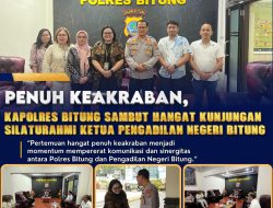 Kapolres Bitung Terima Silaturahmi Ketua Pengadilan Negeri Bitung, Perkuat Sinergitas Antar Penegak Hukum