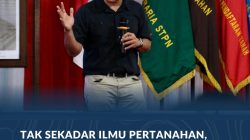Tak Sekadar Ilmu Pertanahan, Rocky Gerung Nilai Taruna/i Politeknik Agraria STPN Belajar Banyak Disiplin Ilmu