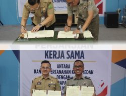 Kantor Pertanahan Kota Medan dan Bapenda Kota Medan Perkuat Sinergi Implementasi Program PERINTIS 10 Hari