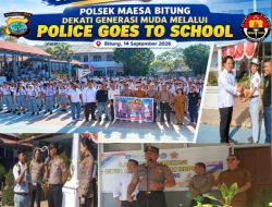 Police Goes To School, Polsek Maesa Dekatkan Polisi dengan Pelajar SMAN 2 Bitung