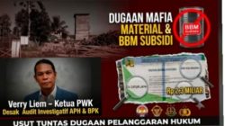 DUGAAN MATERIAL ILEGAL & BBM SUBSIDI PROYEK EMBUNG RP 2,3 MILIYAR PWK DESAK AUDIT INVESTIGASI