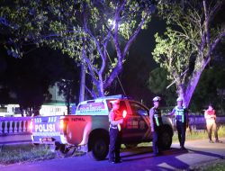 Dengan Patroli, Polres Langkat Jaga Kamtibmas Saat Malam Hari