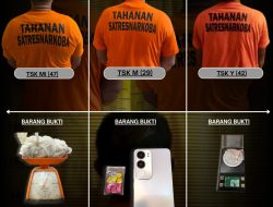 Kapolres Binjai tidak pandang bulu Berantas Narkoba, Tiga Terduga Pelaku Diciduk polisi.