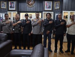Kapolres Binjai AKBP Bimo Moernanda Bangun Sinergi dengan Bawaslu Langkat