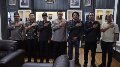 Kapolres Binjai AKBP Bimo Moernanda Bangun Sinergi dengan Bawaslu Langkat
