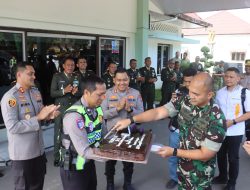 Rayakan HUT ke-81 TNI, Kapolres Langkat dan Dandim 0203 Langkat Perkuat Sinergitas