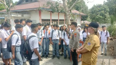 POLSAMA Bergerak, Polres Bitung Hadir di Sekolah: Polisi Dekat, Pelajar Aman, Generasi Muda Kuat