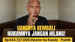 Temuan Dana BOK Kayong Utara Rp434.737.000 Disetor ke Kasda — Publik Pertanyakan Status Hukum Perkara