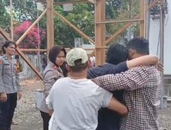 Respons Cepat dan Humanis, Polsek Matuari Bersama Pamapta Polres Bitung Berhasil Evakuasi Pria dari Tower Pemancar di Girian Bawah