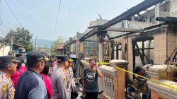 Polres Bitung Hadir di Tengah Duka Warga Pateten Satu, Kapolres dan Ketua Bhayangkari Berikan Dukungan dan Bantuan Kemanusiaan