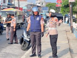 KAPOLRES BITUNG PIMPIN PENGATURAN LALU LINTAS, 225 PERSONEL DITERJUNKAN