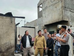 Kapolres Bitung Pimpin Pengamanan Kunjungan Komisi III DPR RI di Lokasi Kebakaran Pateten I