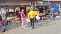 *Dilaksanakan di Pasar Pagi Rantepao, Kapolres Toraja Utara Kembali Pimpin Kegiatan Green Policing*